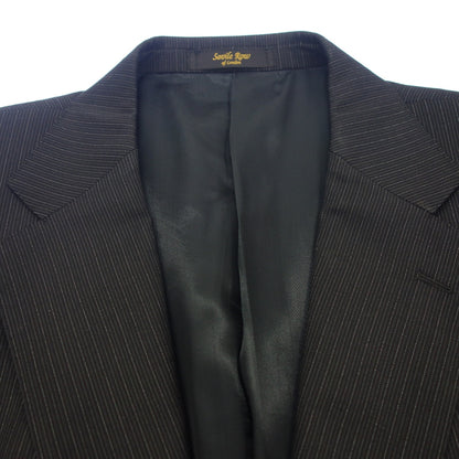 Used Savile Row suit wool men's black size 104 Savile Row [AFB41] 