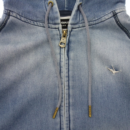 Very good condition◆Unopiuunouguaretore Relax Sweat Setup Denim Style Size S Men's Indigo 1PIU1UGUALE3 RELAX [AFB26] 