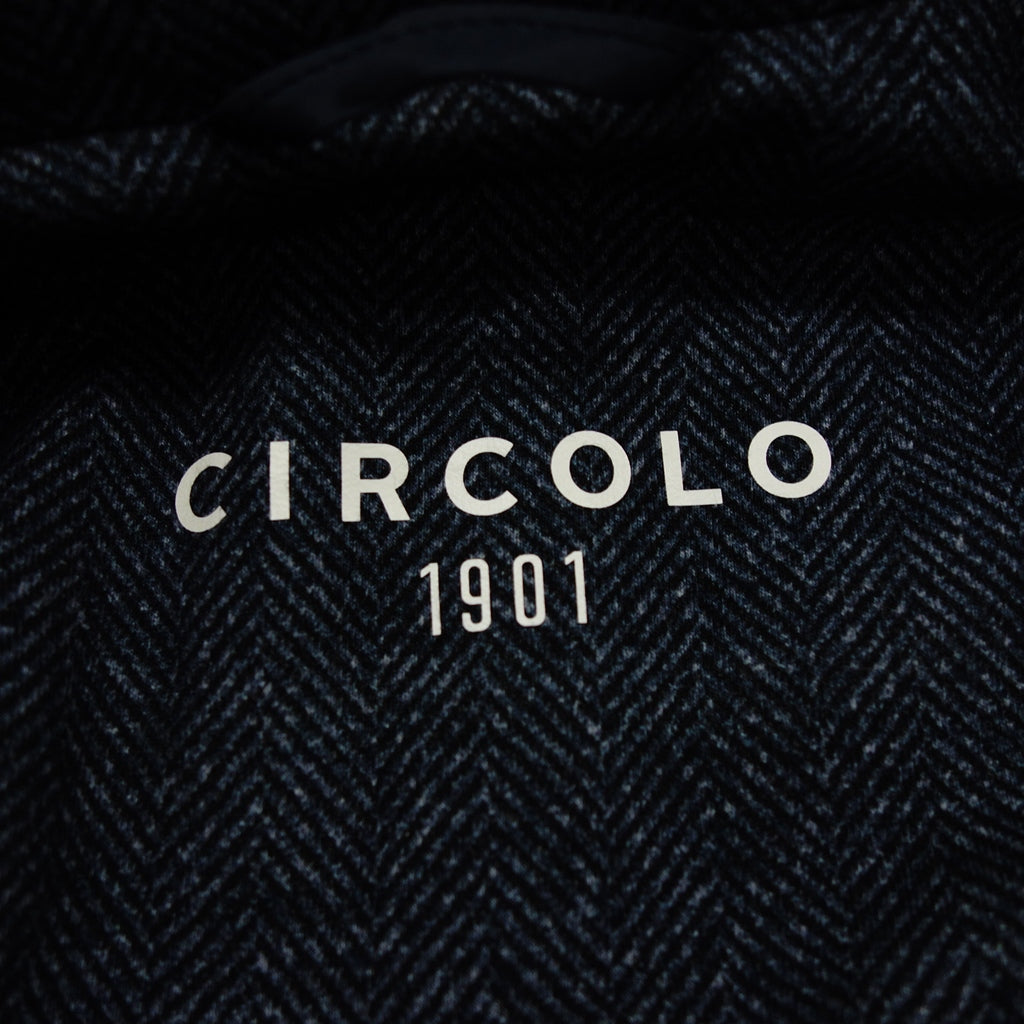 状况良好◆CIRCOLO 定制夹克男式海军蓝 44 码 CIRCOLO 1901 [AFB45] 