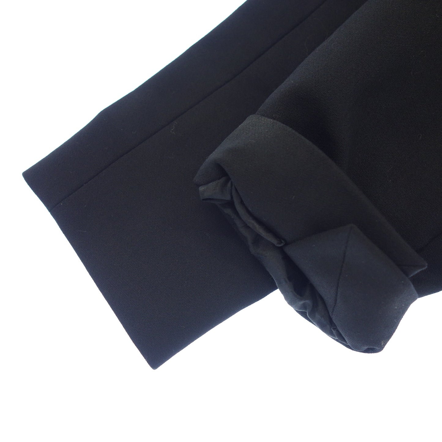 Good condition◆Louis Vuitton Setup Monogram Button Wool Women's Size 36 Black LOUIS VUITTON [AFE8] 