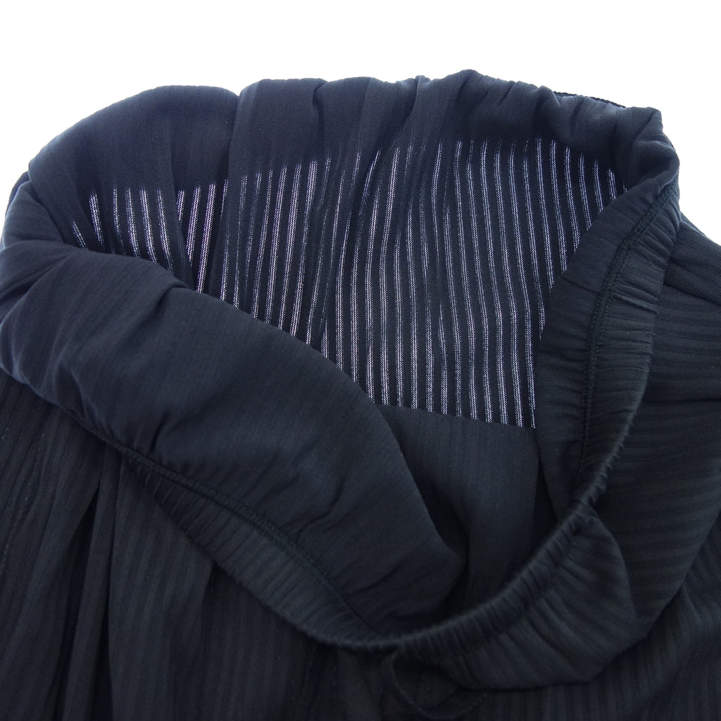 Good condition ◆ Pleats Please Long Skirt Slit Women's Black 5 PLEATS PLEASE [AFB19] 