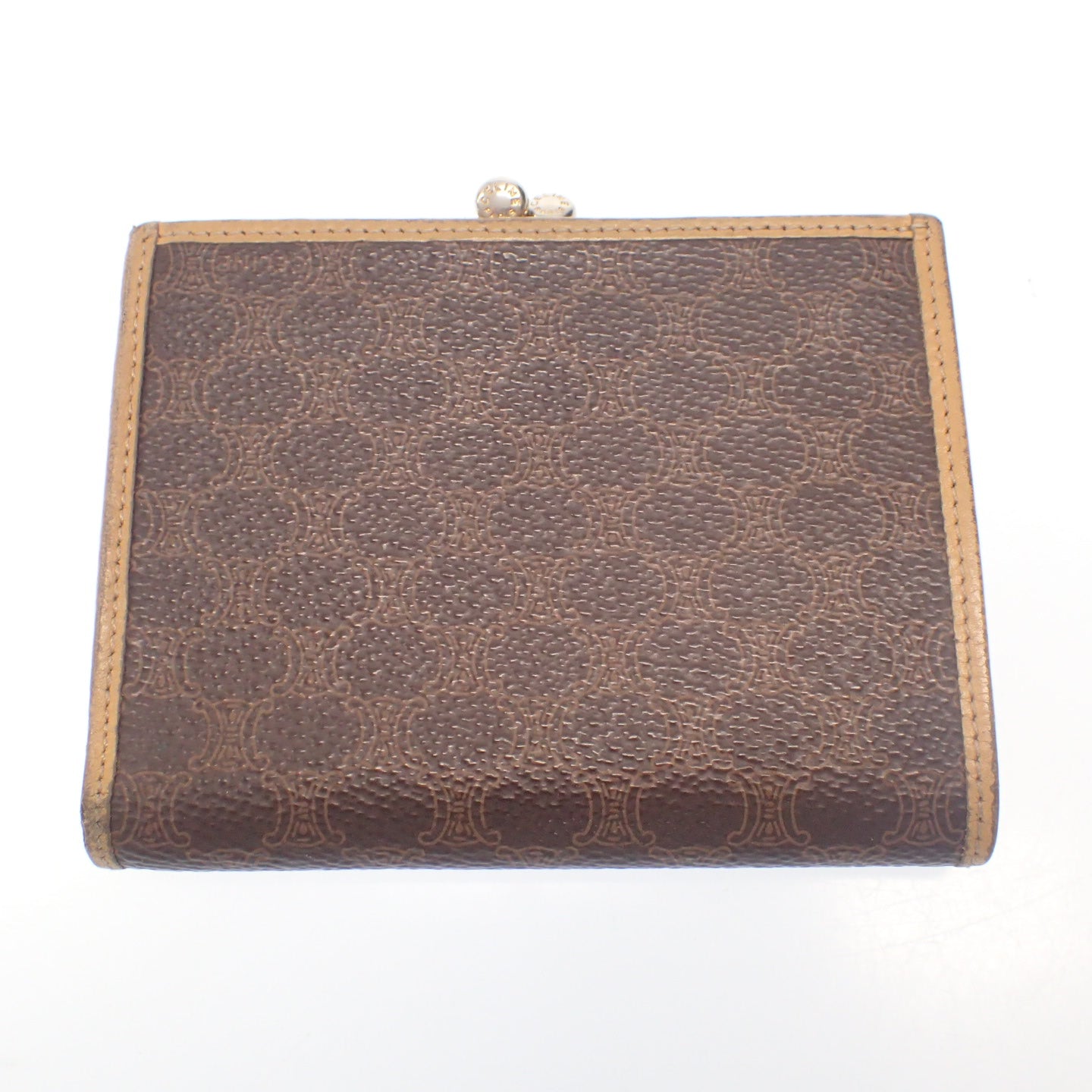 Good condition ◆ Celine Vintage Bifold Wallet Macadam Clasp M14 CELINE [AFI15] 