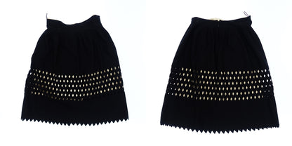 FENDI Setup Jacket Skirt Cutwork Ladies 40 Black FENDI [AFB32] [Used] 