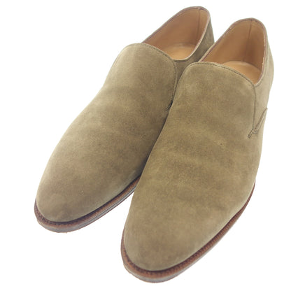 状况良好◆John Lobb 皮鞋乐福鞋 Elm 7000 Last 麂皮男士棕色尺码 UK8E JOHN LOBB ELM [LA] 