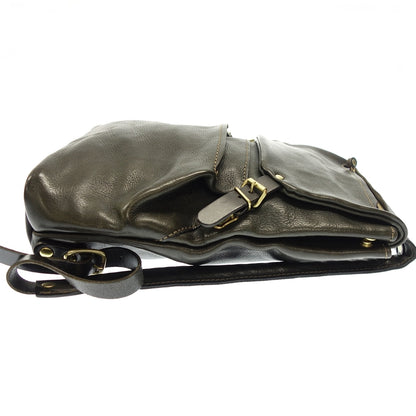 Used ◆Hertz Star Backpack Leather Backpack Black HERZ [AFE6] 