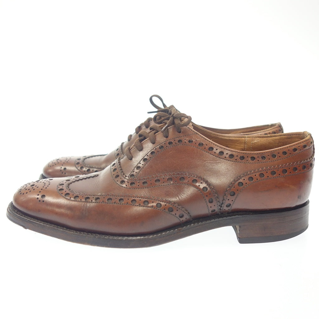 Used Church's Leather Shoes Chet Wind Full Brogue 3 Cities Men's Brown Size 6 Church's [AFC45] 