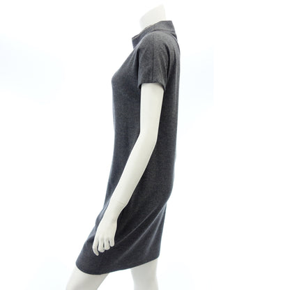 Brunello CUCINELLI Knit Dress Bijou Wool S Women's Gray BRUNELLO CUCINELLI [AFB26] [Used] 