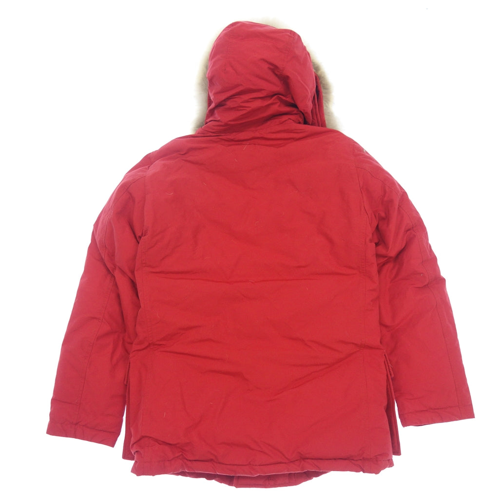 Good condition◆Woolrich Down Jacket Arctic Parka Men's Red Size XS WOOLRICH [AFA19] 