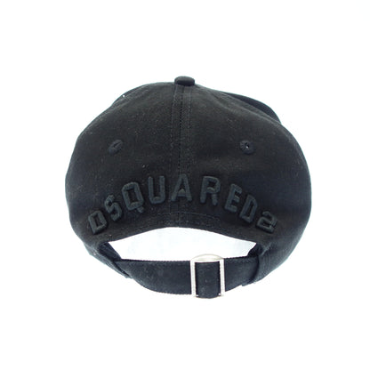 Good condition◆D Squared Baseball Cap ICON Black DSQUARED2 [AFI21] 