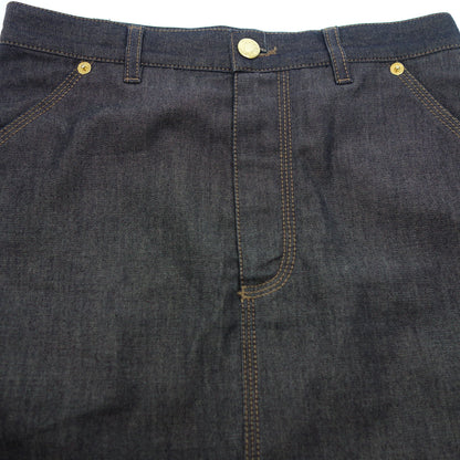 Good condition ◆ Gucci denim skirt navy size 38 ladies GUCCI [AFB6] 