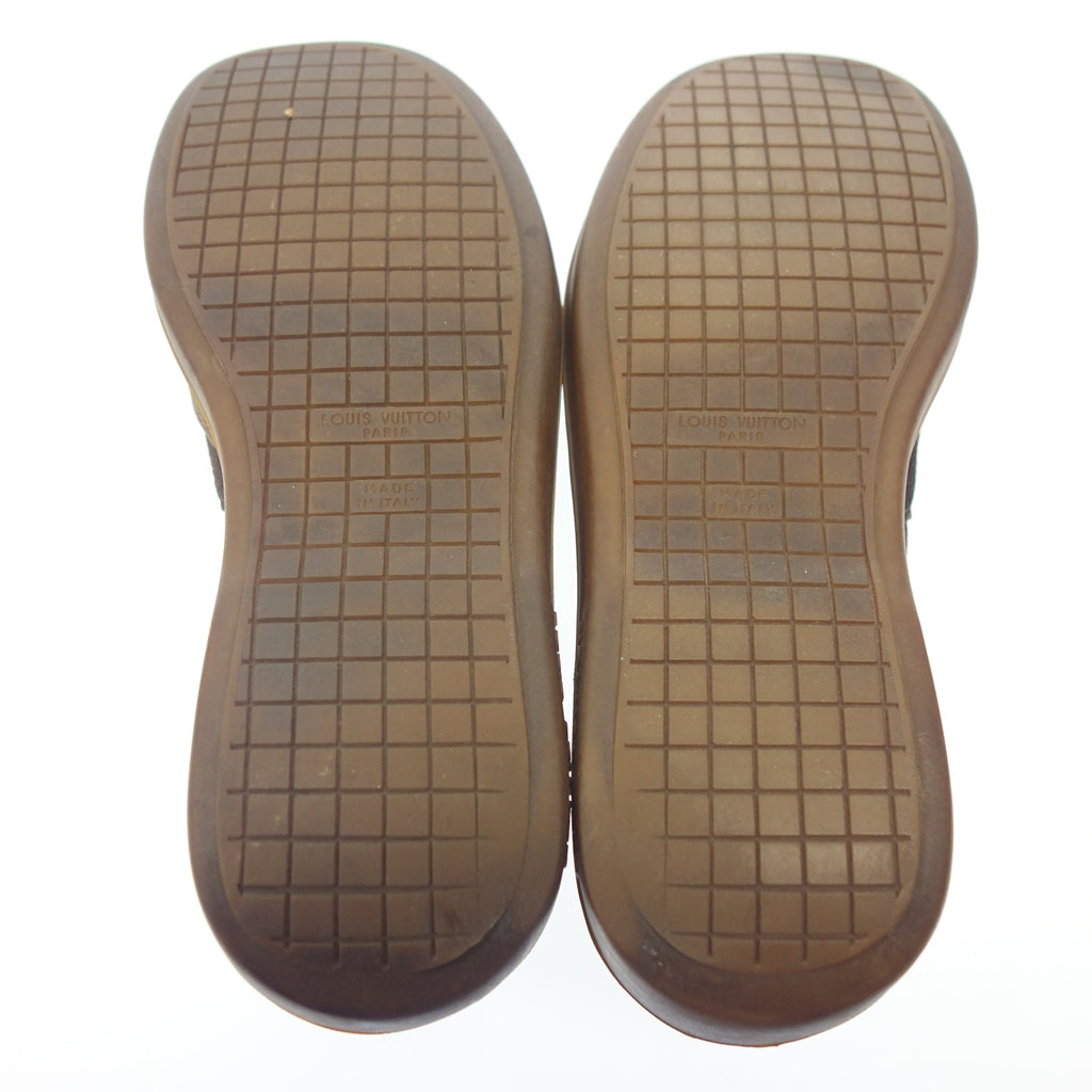 Used ◆Louis Vuitton slip-on BA0040 suede men's brown 8.5 LOUIS VUITTON [AFD6] 