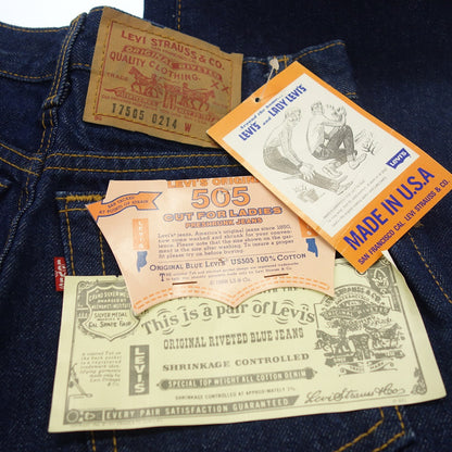 未使用 ◆ Levi's 牛仔裤 后背 544 1998 年 12 月制造 美国制造 带闪光器 滞销商品 LEVI'S [AFB20] 