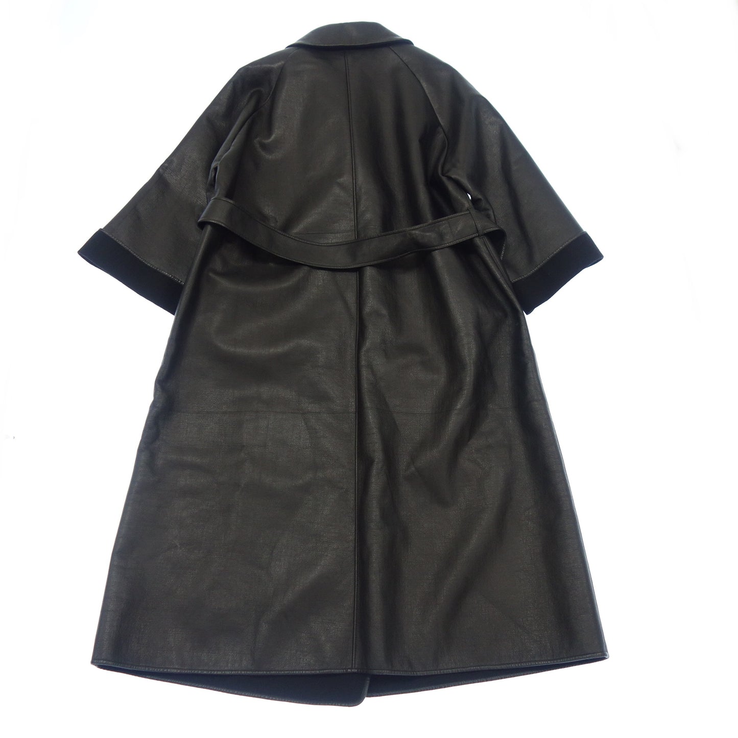 Very good condition ◆ Bottega Veneta Leather Coat Women's Black 40 Bottega Veneta [AFG1] 