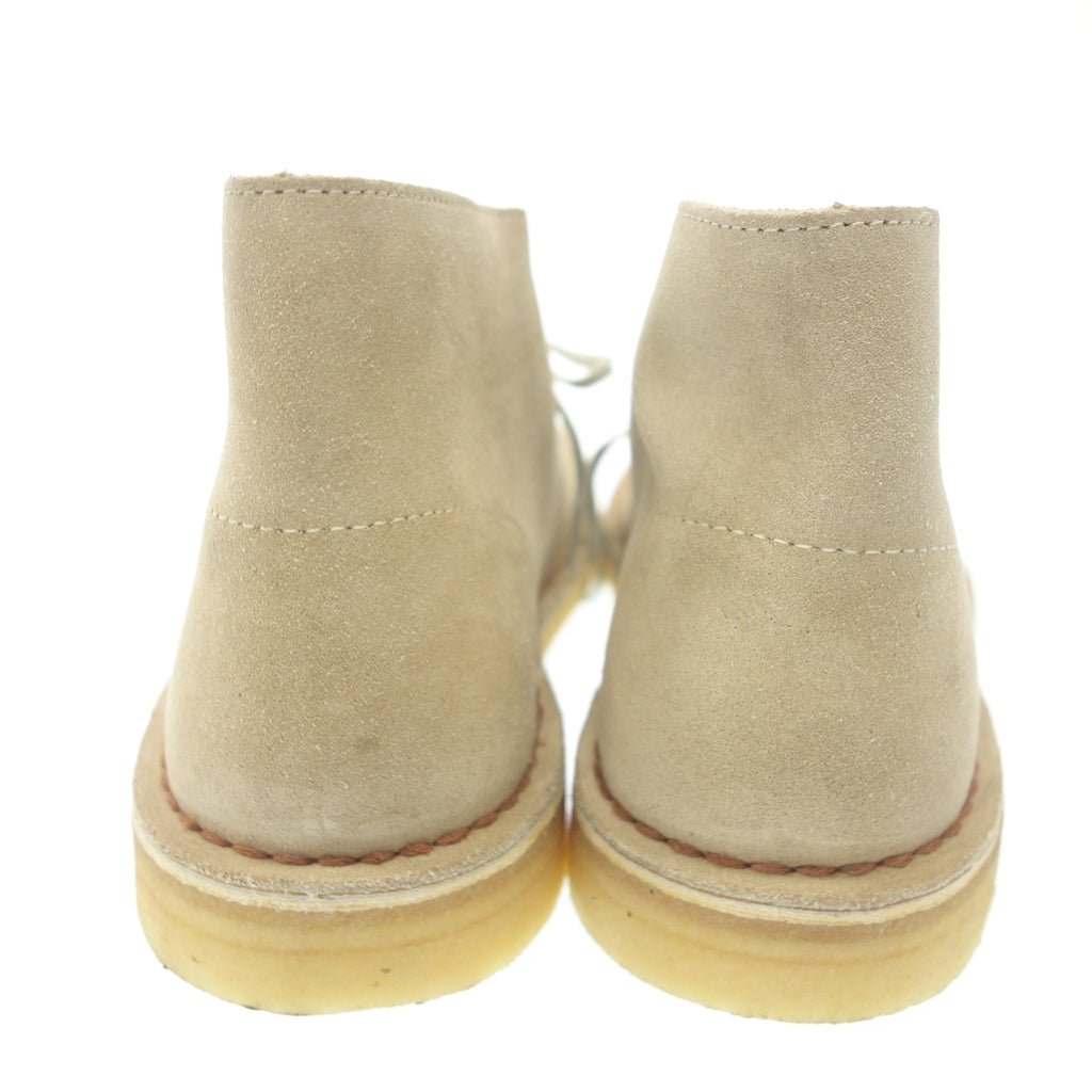 Very good condition◆Clarks Desert Boots 31695 Suede Men's Beige Size US8 Clarks [AFC8] 