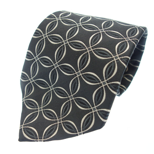 Very good condition ◆ Gucci tie 100% silk all over pattern gray GUCCI [AFI7] 