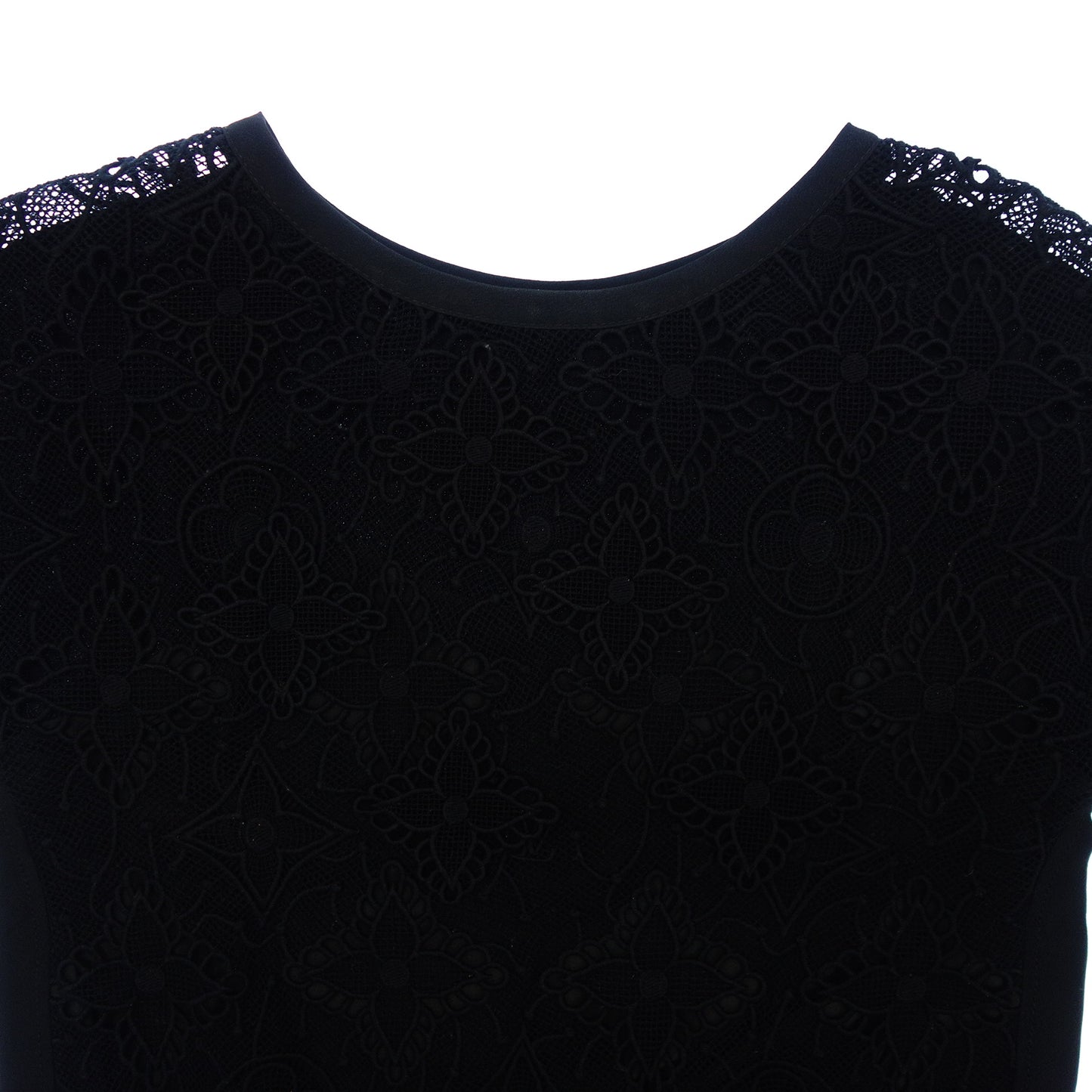 LOUIS VUITTON Tops Lace Design Monogram Women's Black LOUIS VUITTON [AFB23] [Used] 