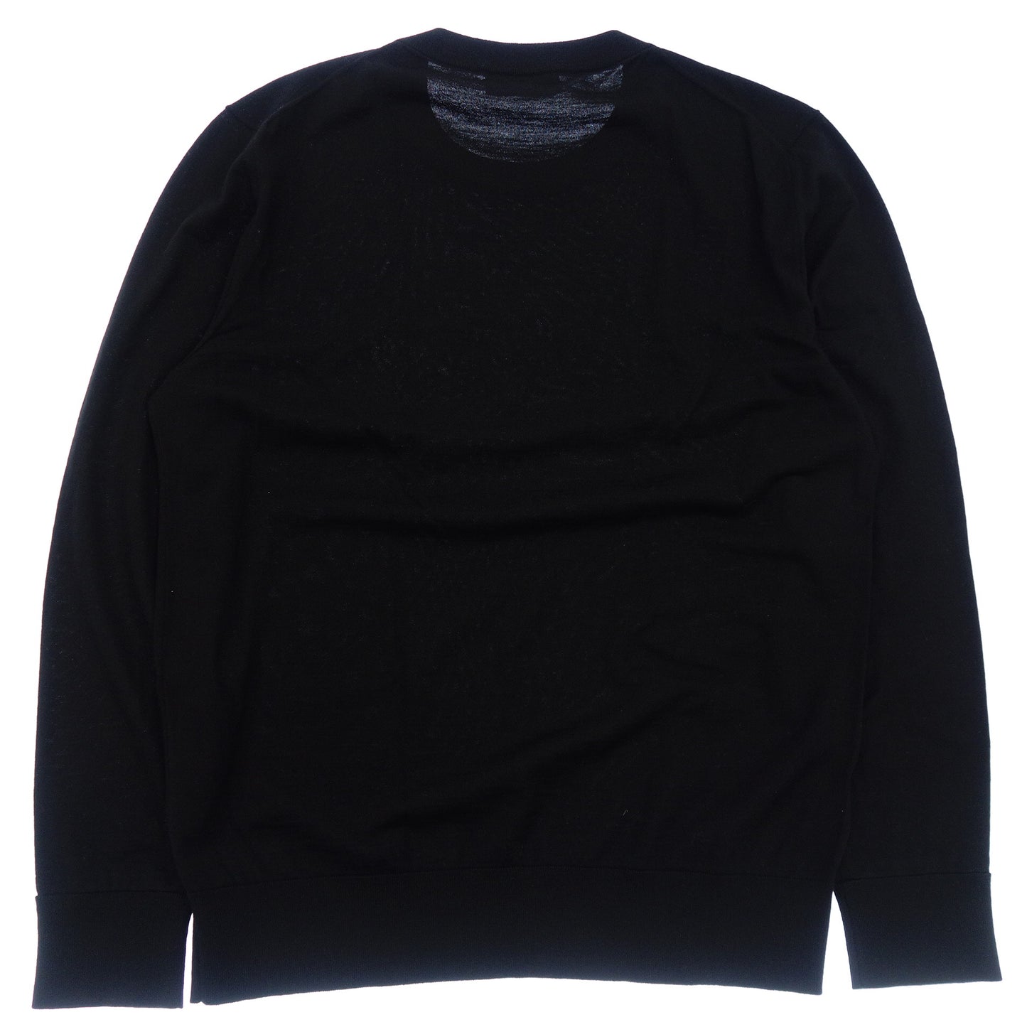 Dolce &amp; Gabbana Knit Sweater Logo Embroidery Men's Black 52 DOLCE&amp;GABBANA [AFB19] [Used] 