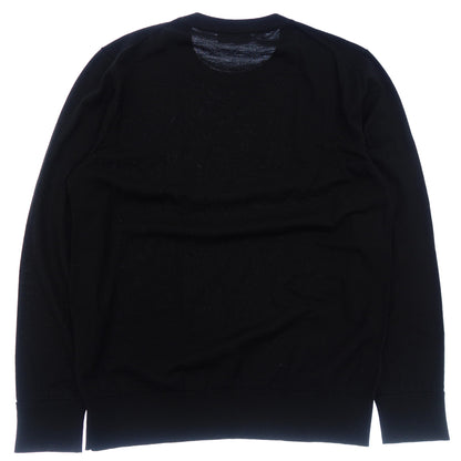 Dolce &amp; Gabbana Knit Sweater Logo Embroidery Men's Black 52 DOLCE&amp;GABBANA [AFB19] [Used] 