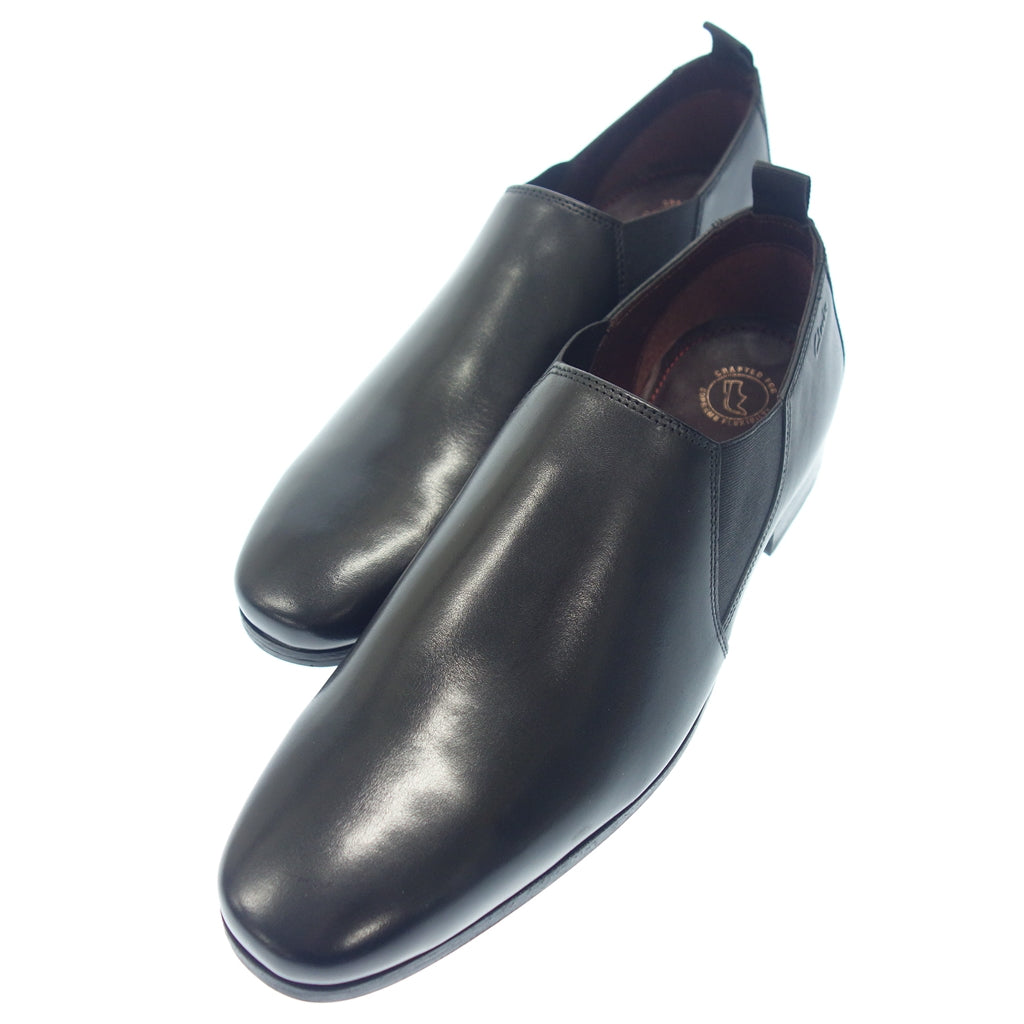 Good condition◆Clarks leather shoes slip-on leather men's black size 8 Clarks [AFC17] 