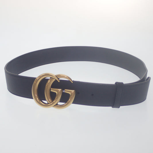 Gucci leather belt GG Marmont interlocking gold hardware 397660 90/36 Gucci [AFI5] [Used] 