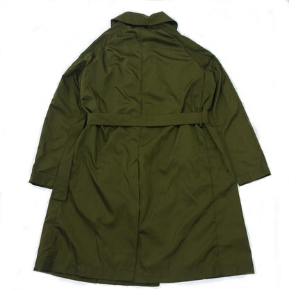 Very good condition ◆ Ivo BRINDISI belted nylon coat men's size 46 olive hevo BRINDISI [AFB42] 