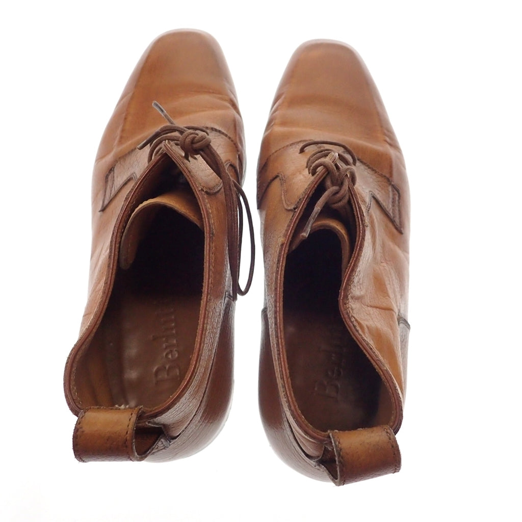 Used ◆Berluti High Cut Leather Shoes 6 Half 1586 445 Men's 6 1/2 Brown Berluti [AFC19] 