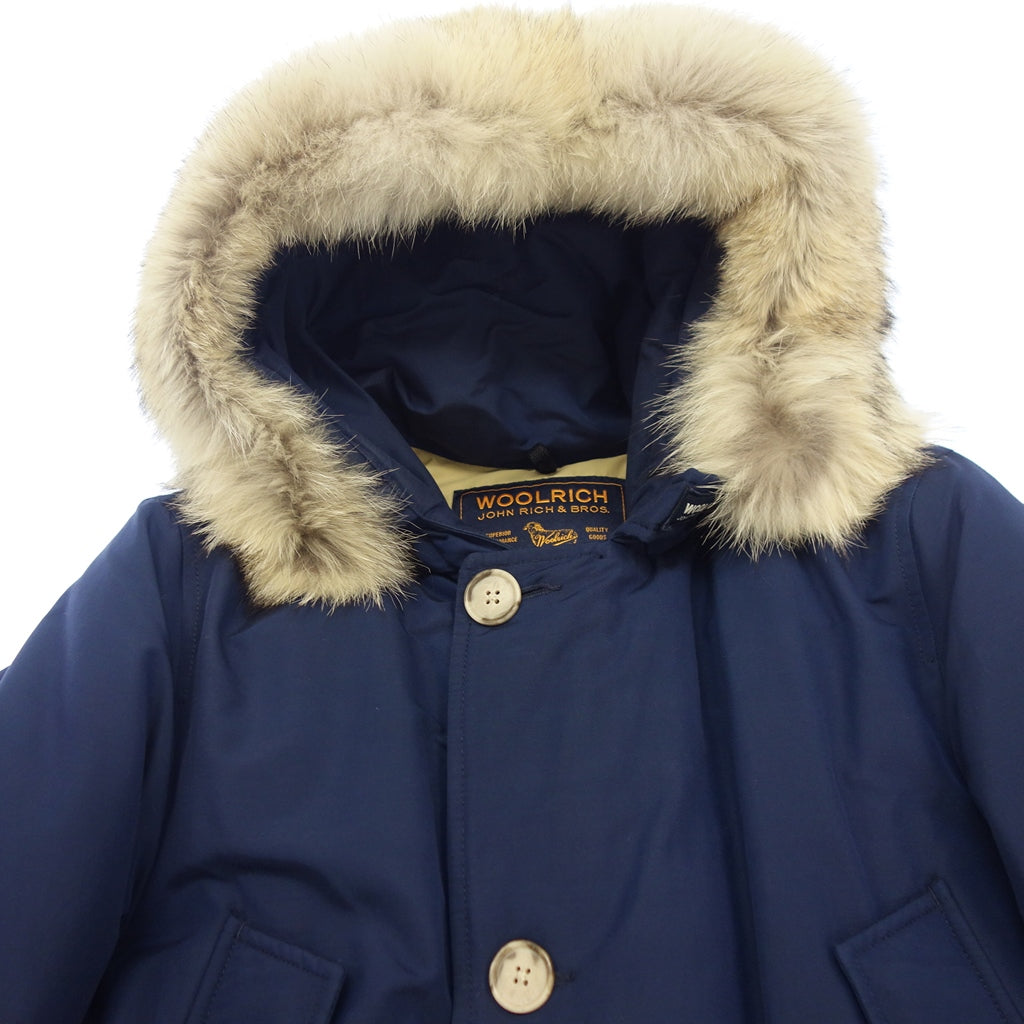 Very good condition ◆ Woolrich Down Jacket Arctic Parka Men's Size XS Navy WOOLRICH [AFA19] 