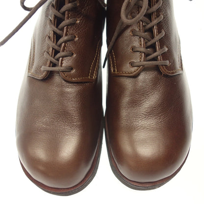 Very good condition ◆ Nakamura short boots Vibram sole men's size 28D brown Nakamura Viburam [AFD7] 