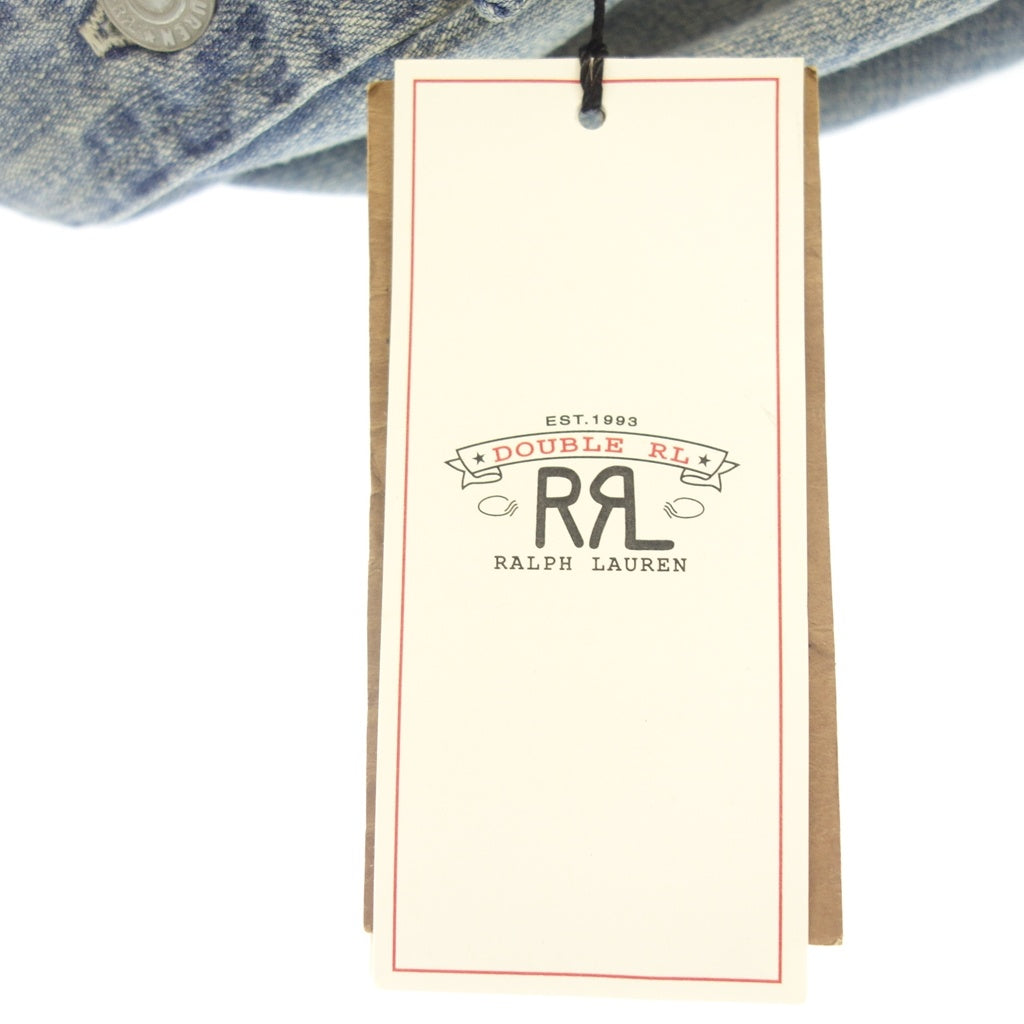 新品同様◆ダブルアールエル ラルフ ローレン ウェスタンデニムシャツ メンズ ブルー系 Sサイズ RRL RALPH LAUREN【AFB15】