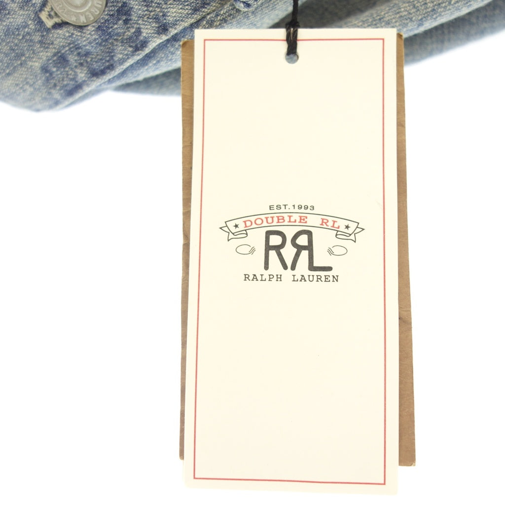 与新品一样◆双层 RRL Ralph Lauren 西部牛仔衬衫 男式蓝色 S 码 RRL RALPH LAUREN [AFB15] 