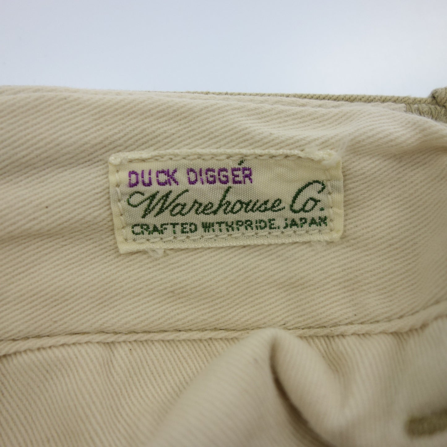 ウエアハウス DUCK DIGGER チノトラウザーズ メンズ M ベージュ系 WAREHOUSE【AFB34】【中古】