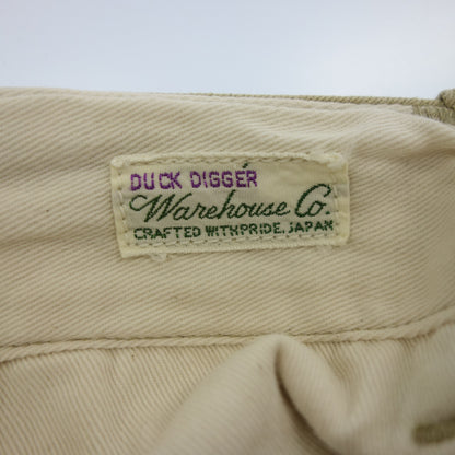 WAREHOUSE DUCK DIGGER Chino Trousers Men's M Beige WAREHOUSE [AFB34] [Used] 