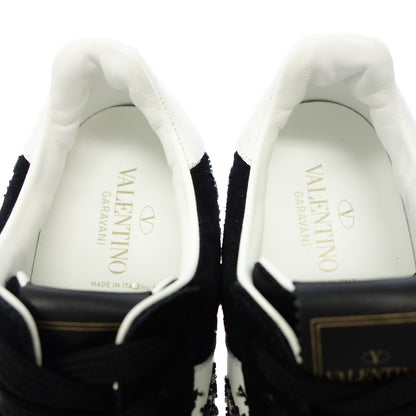 华伦天奴 (Valentino) 皮革运动鞋珠饰女式黑色 38 VALENTINO [AFD8] [二手] 