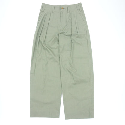 Good condition ◆ AURALEE slacks pants 22ss men's green size 3 AURALEE [AFB18] 