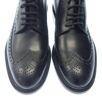 如同全新一样◆Ralph Lauren 皮鞋 Wingtip 2741 男式 9EE 黑色 RALPH LAUREN [AFC34] 