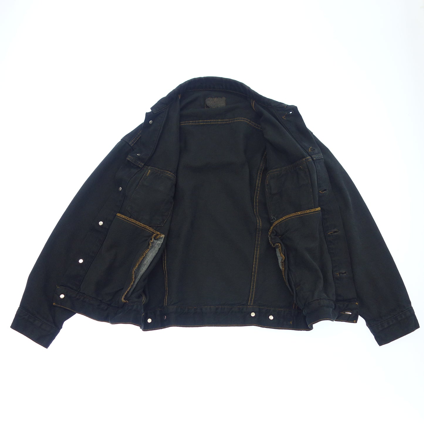 Used ◆Levi's Denim Jacket 4th Type Button Back 755 Vintage Piece Dyed Levi's [AFB17] 