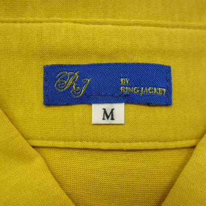 Very good condition ◆ Ring jacket polo shirt 92180S03J Men's size M Yellow RING JACKET [AFB17] 