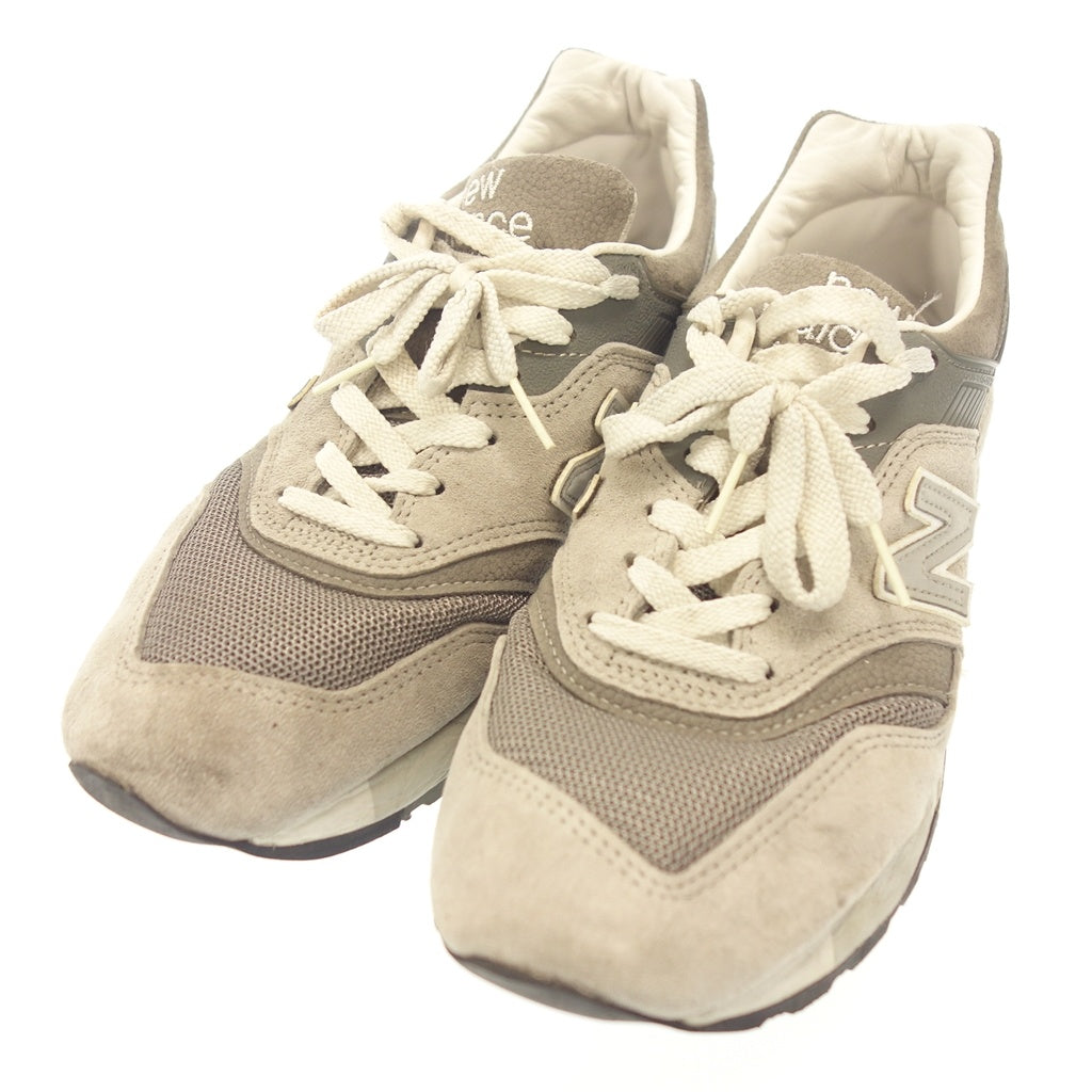 Good condition ◆ New Balance sneakers M9975GR suede men's gray size 26 New Balance [AFD13] 