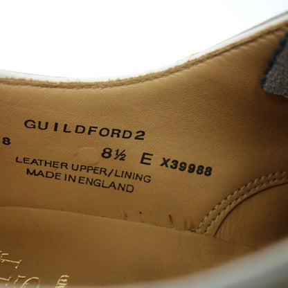 Crockett &amp; Jones 皮鞋全布洛克 Wing Tip Guilford 2 GUILDFORD2 男式 8.5E 海军蓝 x 白色 Crockett &amp; Jones [LA] 