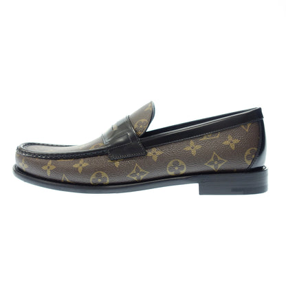 类似新品◆路易威登皮革乐福鞋 NBA Monogram FA0231 男式 10 码棕色 LOUIS VUITTON [AFC23] 