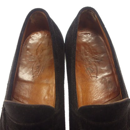 Used ◆JMWESTON Leather Shoes Signature Loafer 180 Suede Men's Black Size 4C JMWESTON [LA] 