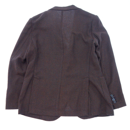 Very good condition◆Gabardine tailored jacket 2B single wool blend men's multicolor 54 gabardine [AFB28] 