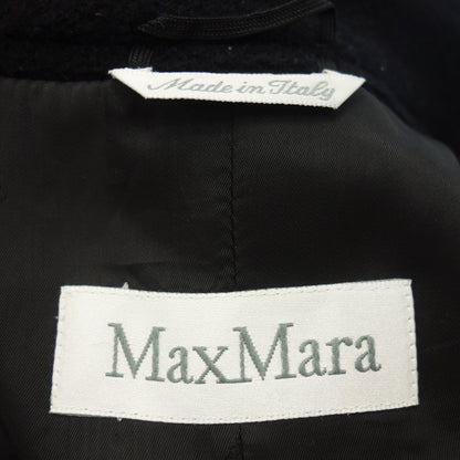 中古◆マックスマーラ ロングコート レディース ブラック 6 MaxMara【AFA23】