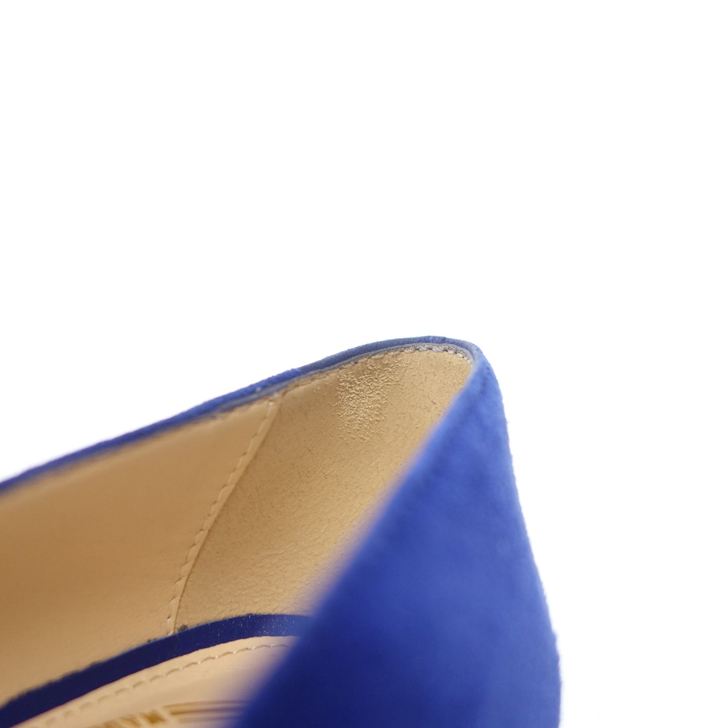 TOD'S 皮革高跟鞋 绒面革 女式 35 蓝色 TOD'S [AFD5] [二手] 
