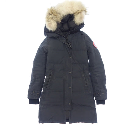 中古◆カナダグース ダウンジャケット コート コヨーテファー マッケンジー 2302JL レディース ネイビー サイズXS CANADA GOOSE【AFA16】