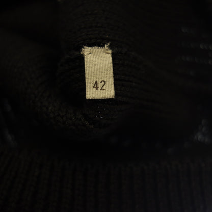 中古◆ボッテガヴェネタ ニット クルーネック セーター レディース ブラック サイズ42 BOTTEGA VENETA【AFB12】