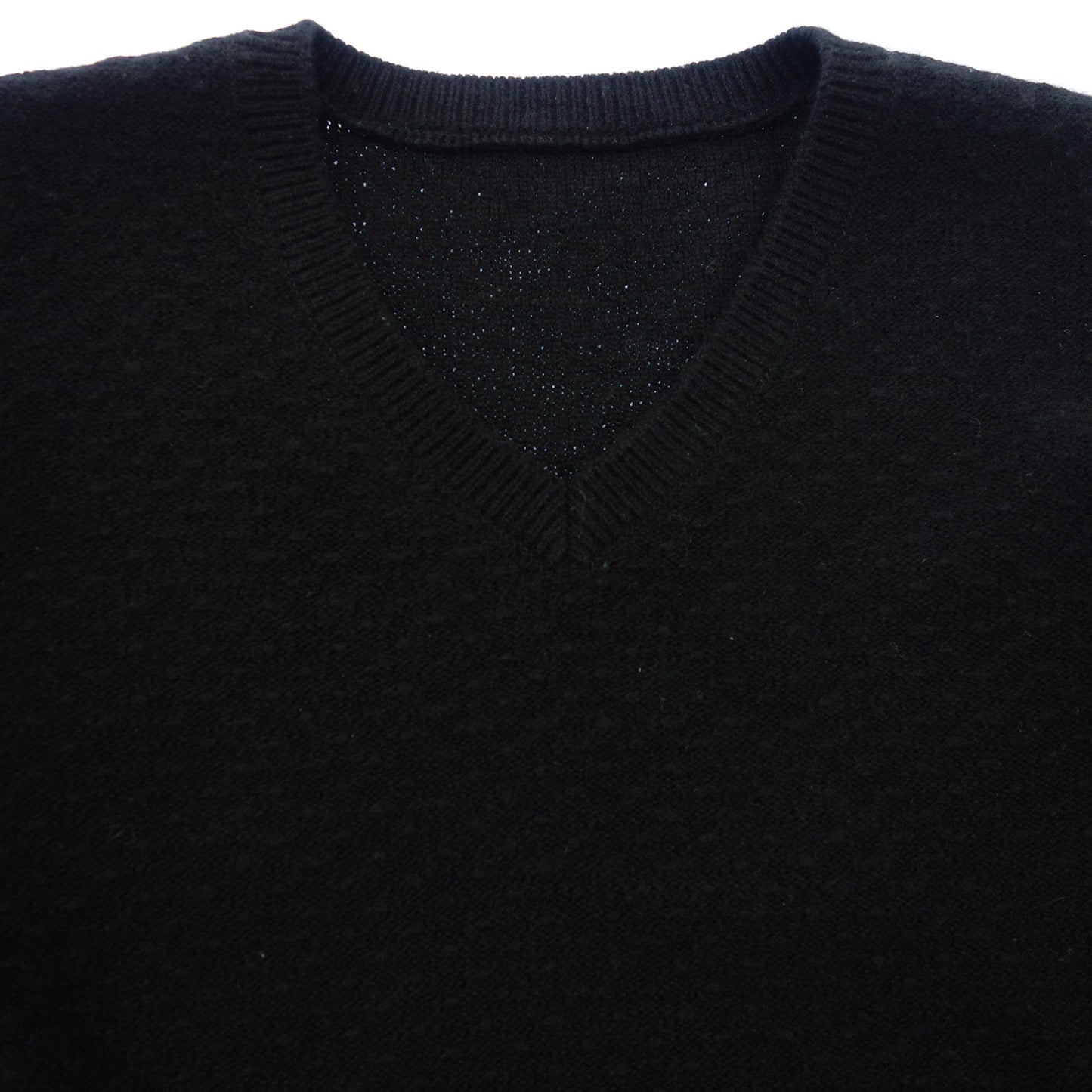 Foxy knit sweater side zip ladies black 38 FOXEY [AFB29] [Used] 