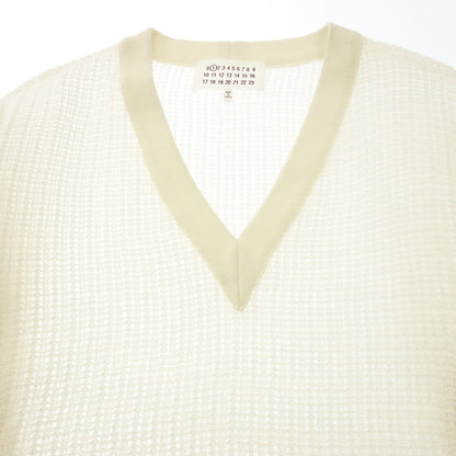 Used ◆ Maison Margiela Knit Sweater V-neck Women's White S Maison Margiela [AFB27] 