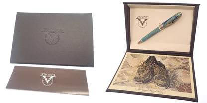 Like new ◆ VISCONTI Ballpoint Pen Van Gogh Self Portrait PORTRAIT BLU Blue with Box VISCONTI [AFI18] 