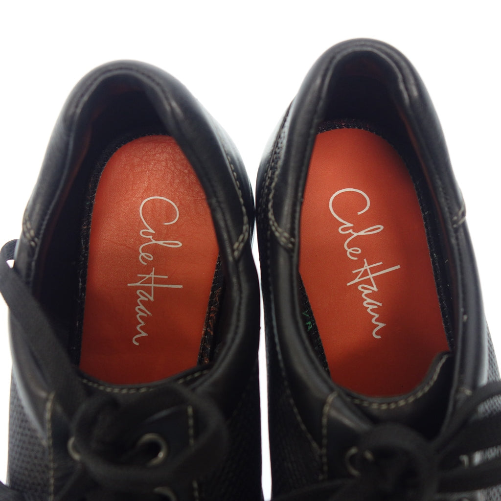 Unused ◆ Cole Haan leather sneakers men's black size 9.5 COLE HAAN [AFD12] 